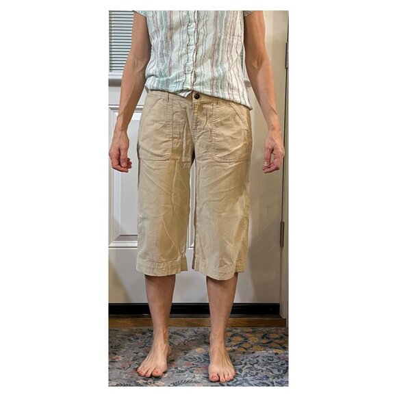 Banana Republic corduroy pedal pushers, size 8, khaki, very good condition - Picture 11 of 12
